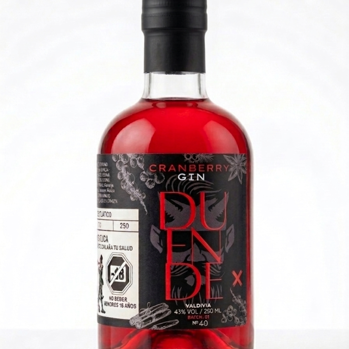 Gin mini 250cc cranberry